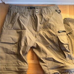 Tan Cargo Shorts
